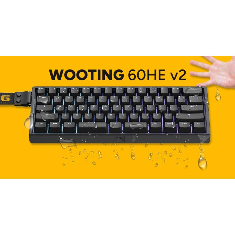 キーボード Wooting 60he v2 60% gaming keyboard Wooting 60 HE v2 ゲーミングキーボード : モダンリヴ ホビー ヤフー店