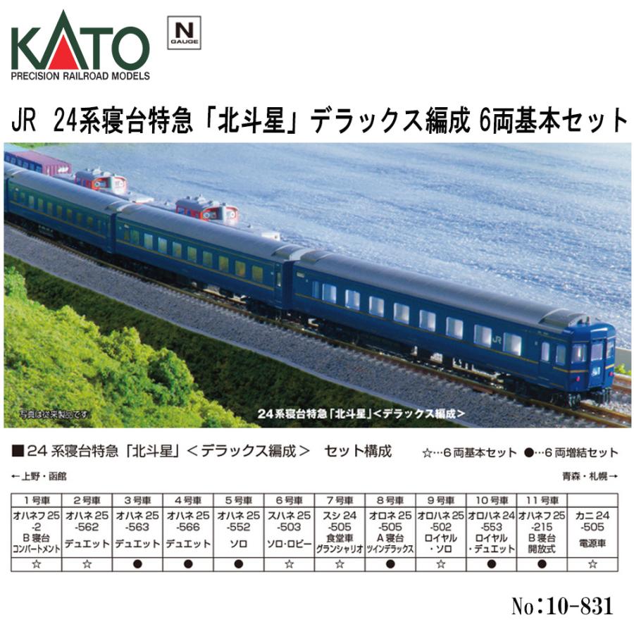 カトー（KATO） 10-831 KATO JR 24系寝台特急 「北斗星」 ＜デラックス