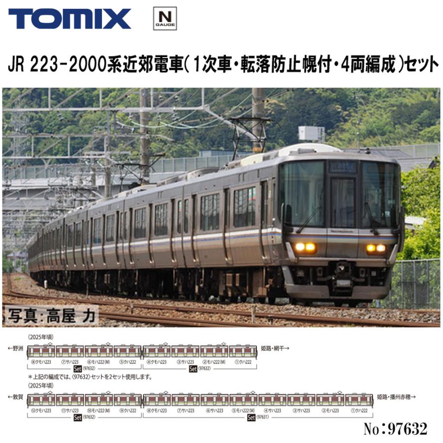 トミックス No:97632 TOMIX JR 223-2000系近郊電車（1次車・転落防止幌