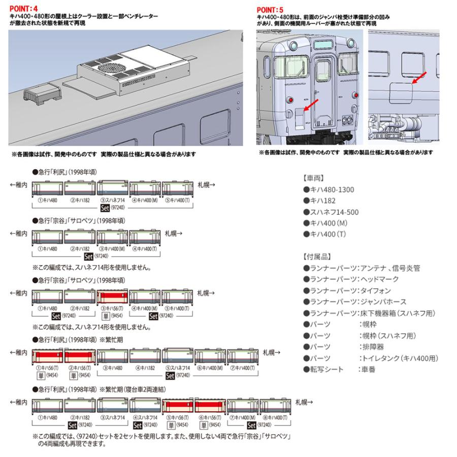 トミックス 【2026年7月予定 安心配送】 97240 TOMIX JR キハ400系急行