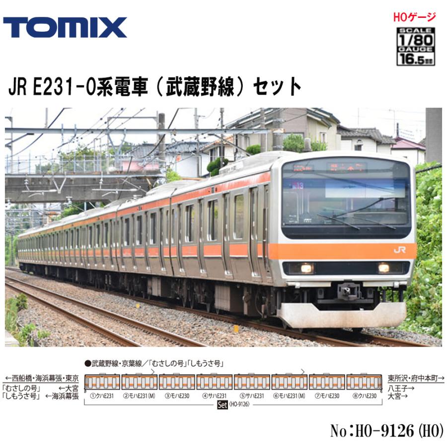 トミックス 【2026年7月予定 安心配送】 HO-9126 TOMIX E231-0系電車