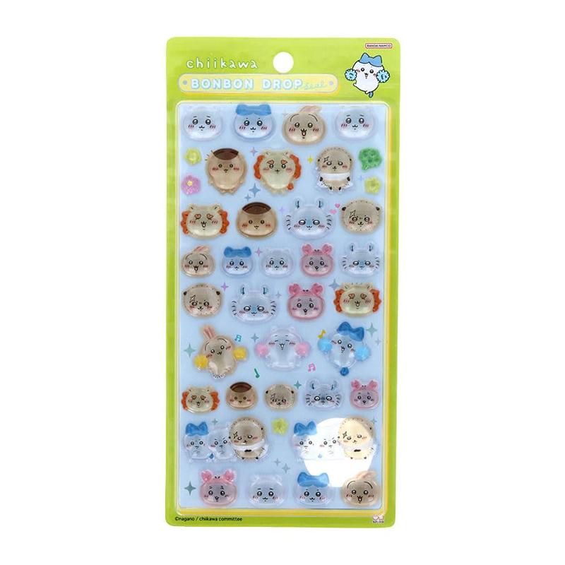 正規品　ボンボンドロップシール　まとめ売り　9個セット　クーリア　サンスター文具 サンスター文具 正規品 ちいかわ みんな ニコニコ ボンボンドロップ