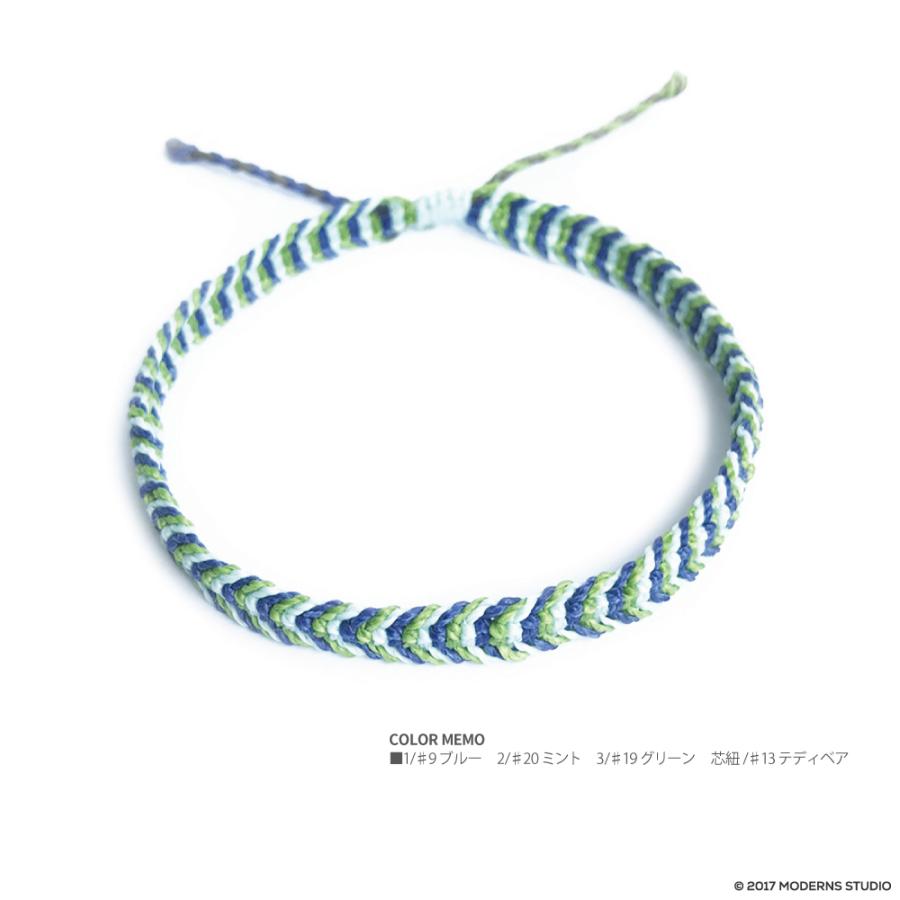 ミサンガ ブレスレット 全38色 つけっぱなし メンズ 選べるカラー