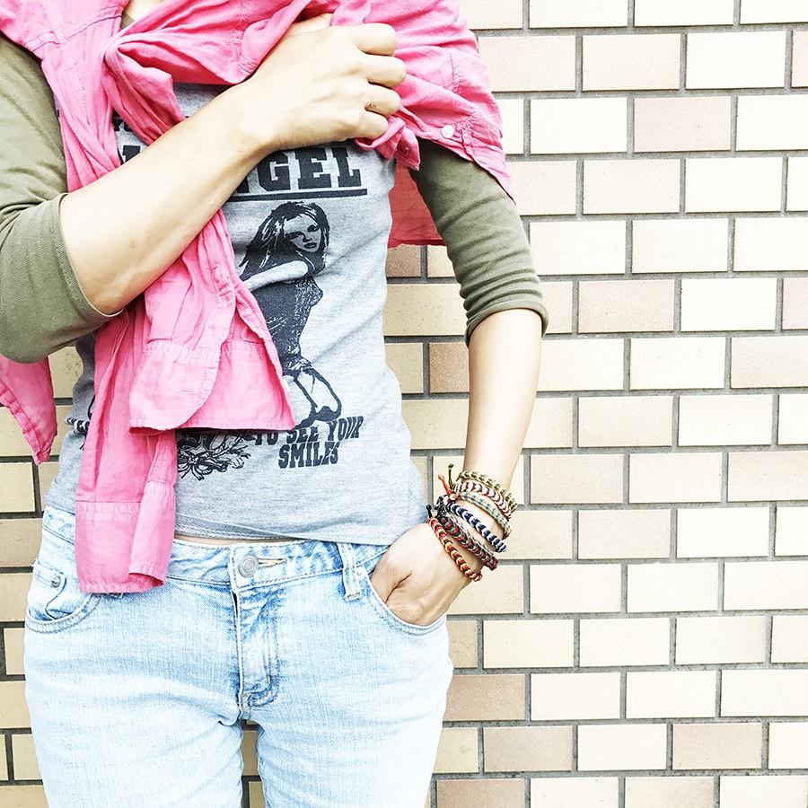 ミサンガ アンクレット 全38色 レディース つけっぱなし マクラメ オーダー 開運 おしゃれ ペア サーフ M05 モダンズ工房 通販 Yahoo ショッピング