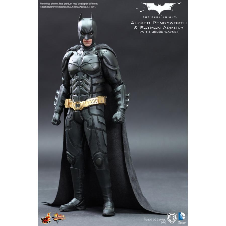 ホットトイズ　ダークナイト アルフレッド・ペニーワース&バットスーツ格納庫 ムービー・マスターピース】『ダークナイト』1／6スケールフィギュア
