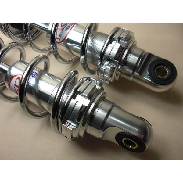 OKD製アルミボディ荒巻サス250mmメッキモンキー カブDAX B01 OKD製アルミボディ荒巻サス250mmメッキモンキー カブDAX B01