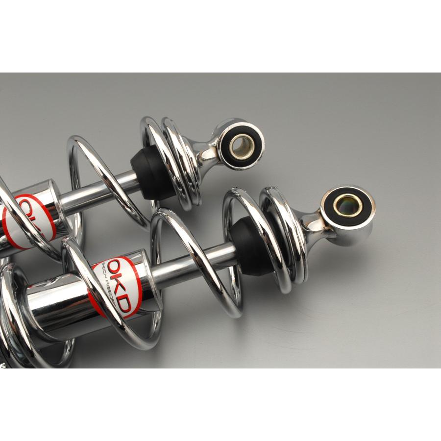 OKD製荒巻サスペンション250mmメッキモンキー カブDAX B28 OKD製荒巻サスペンション250mmメッキモンキー カブDAX B28