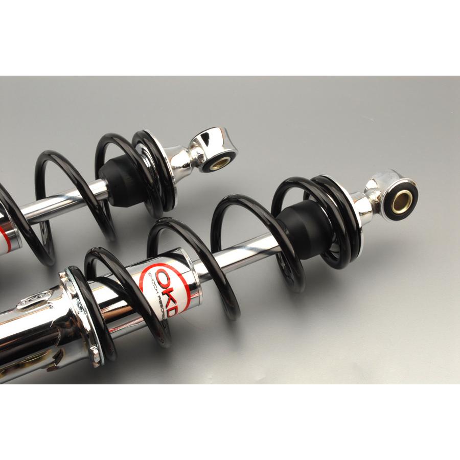 スーパーカブ OKD製荒巻サスペンション280mm黒モンキー カブDAX スーパーカブ OKD製荒巻サスペンション280mm黒モンキー カブDAX