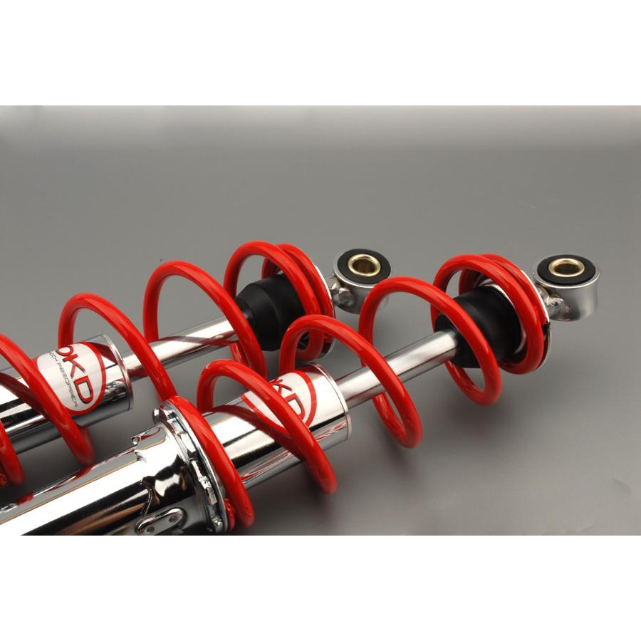 スーパーカブ OKD製荒巻サスペンション270mm赤モンキー カブDAX スーパーカブ OKD製荒巻サスペンション270mm赤モンキー カブDAX
