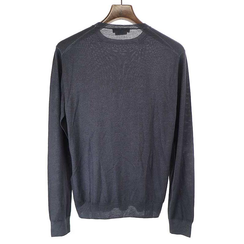 無料発送 Prada メンズ 46 グレー系 ウールシルクハイゲージニットセーター 14ss プラダ ニット セーター Www Gatorheatandair Com
