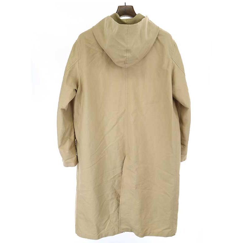 AURALEE オーラリー 16SS FINX DOUBLE CLOTH HOODED COAT コート