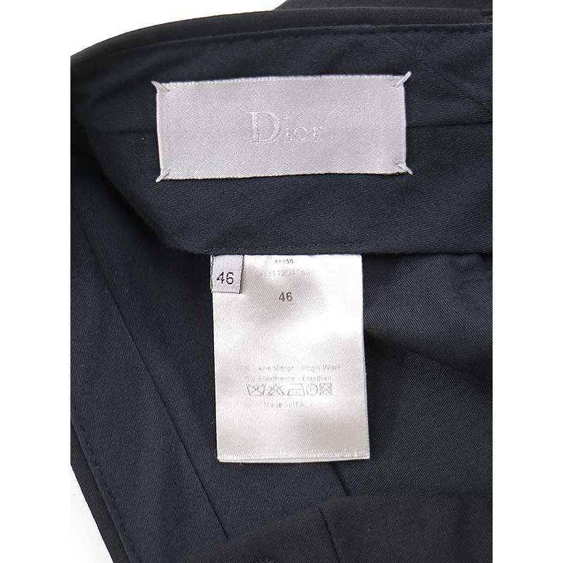 Dior HOMME ディオールオム 10AW ウールストレッチスラックスパンツ ブラック サイズ:46 メンズ :1