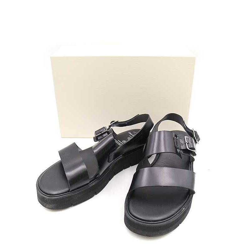 foot the coacher フットザコーチャー SS BELT SANDALS レザーサンダル ブラック サイズ:8 1/2 メンズ  :1-240001076305:MODESCAPE Yahoo!ショップ - 通販 - Yahoo!ショッピング