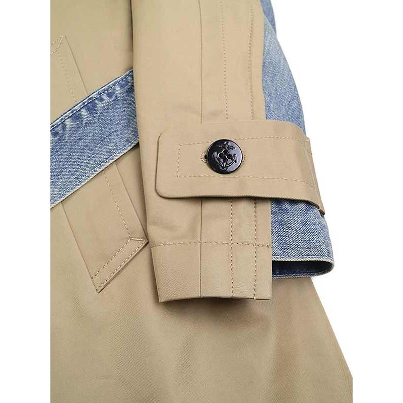 20AW sacai ドッキング ステンカラーコート SCM-024 20AW sacai ドッキング ステンカラーコート SCM-024