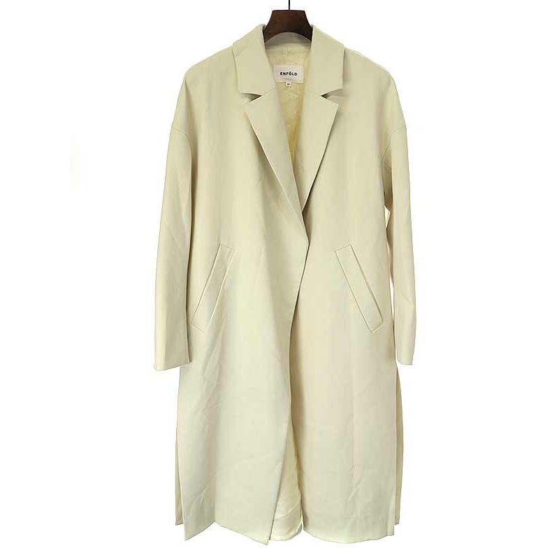 ENFOLD エンフォルド 19SS ダブルクロススリットオーバーコート