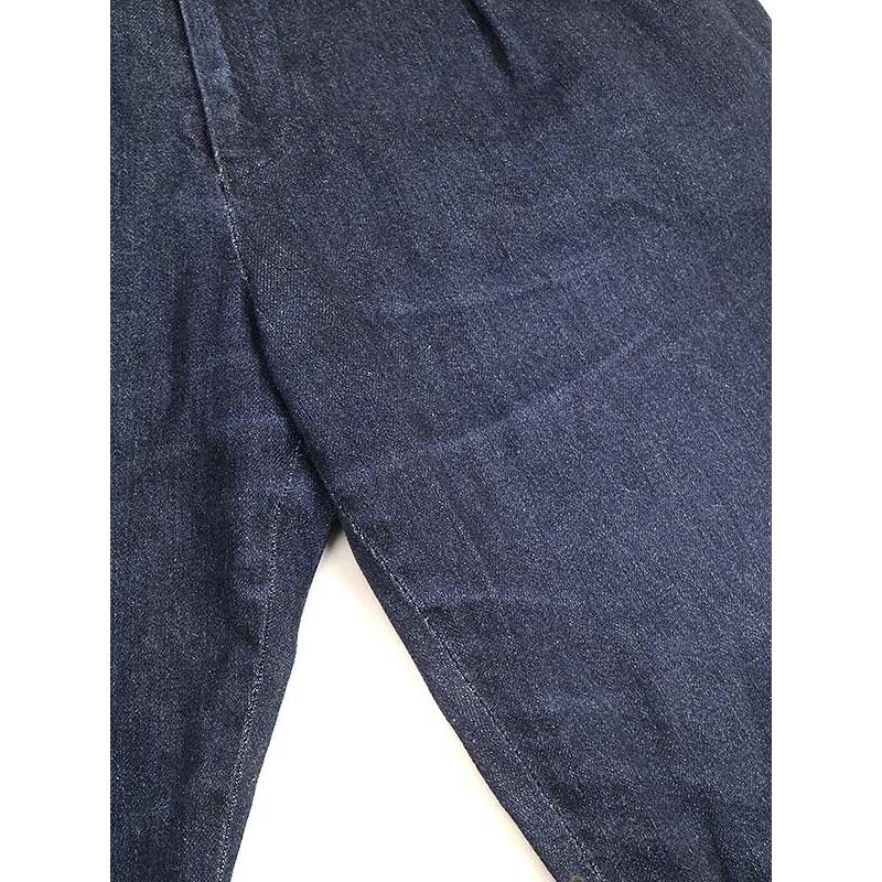CULLNI クルニ 21SS ベルテッドテーパードデニムパンツ インディゴ