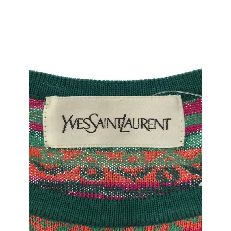 YVES SAINT LAURENT イヴサンローラン ボーダーニットワンピース