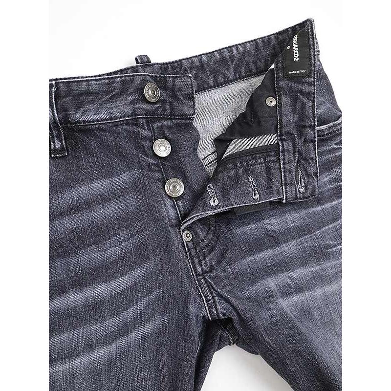 DSQUARED2 ディースクエアード 17SS M.B JEAN デニムパンツ ブラック