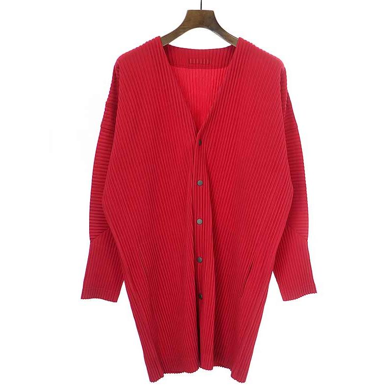 オムプリッセ HOMME PLISSE完売プリーツカーディガン プリーツプリーズ