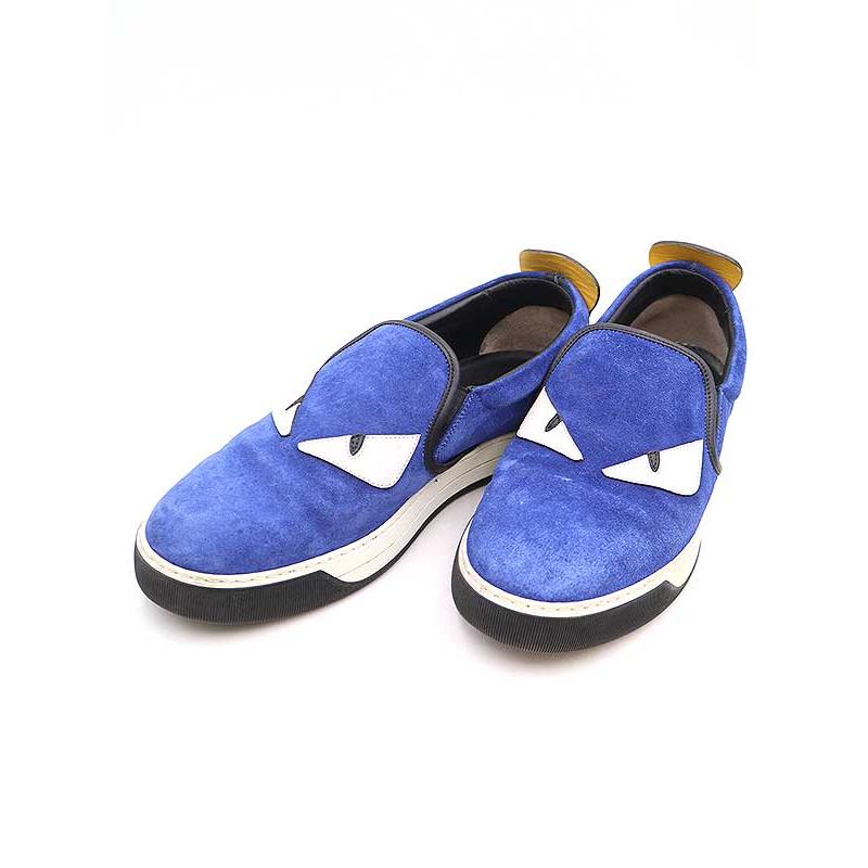 FENDI フェンディ バッグバグズアイスウェードスリッポンスニーカー