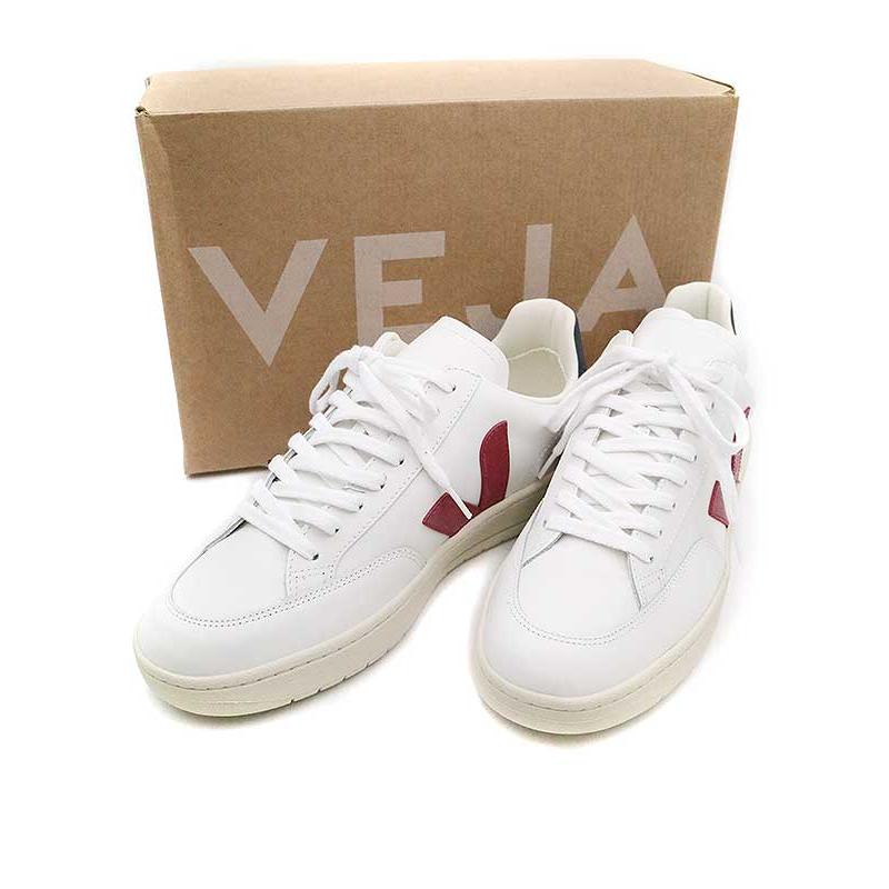 VEJA ヴェジャ ローカットレザースニーカー ホワイト サイズ:43(28.0〜28.5cm相当) メンズ  :1-240001080936:MODESCAPE Yahoo!ショップ - 通販 - Yahoo!ショッピング