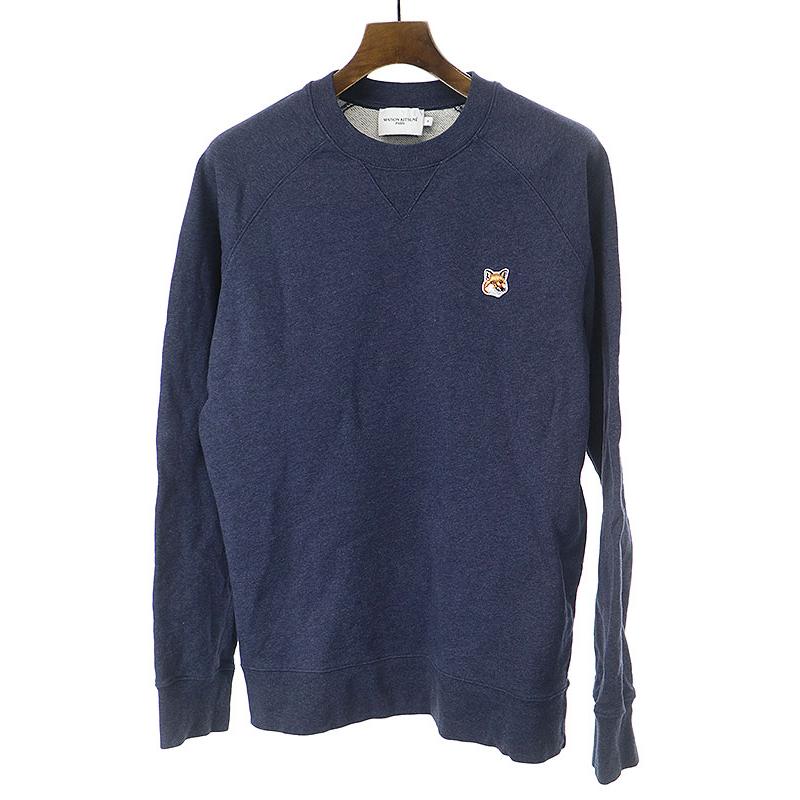 新品】Maison Kitsune フォックス スウェット ネイビー サイズM-