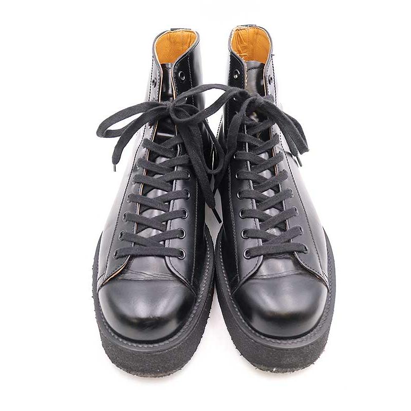 人気ブランドの Yohji ガラスレザーシューズ Yamamoto ドレス/ビジネス