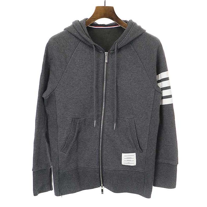 THOM BROWNE トムブラウン 4BAR ジップアップクラシックスウェット