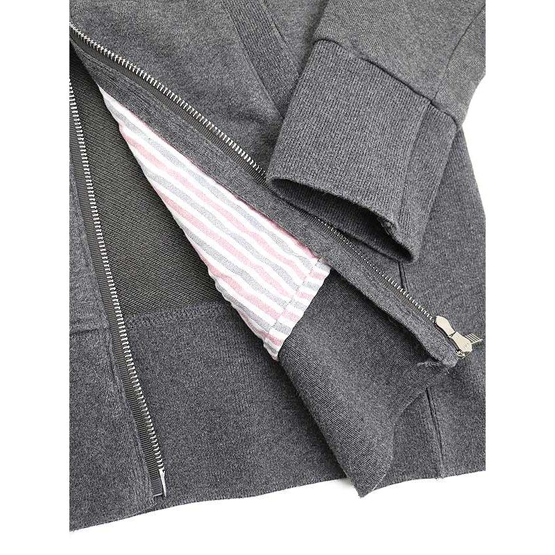 THOM BROWNE トムブラウン 4BAR ジップアップクラシックスウェット