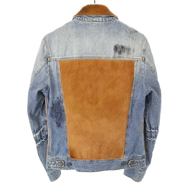 ドルチェ&ガッバーナ デニムジャケット Gジャン 馬毛 46-