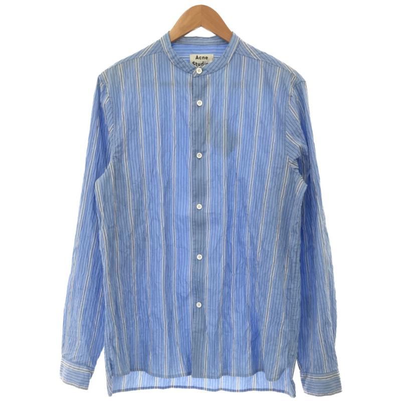 完売 アクネストゥディオズ 総柄 長袖 シャツ ACNE STUDIOS キュプラ