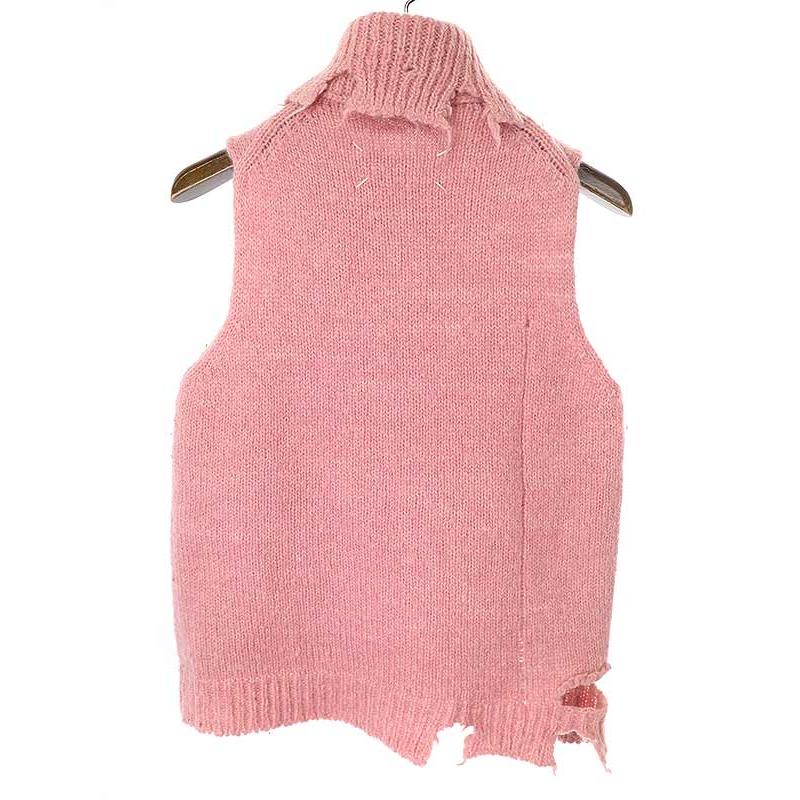 国内配送】Maison Martin Margiela MISS タートルネックデストロイ加工