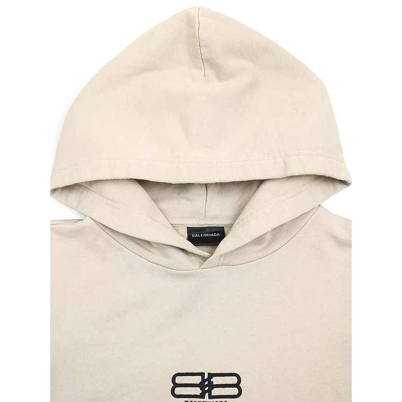 BALENCIAGA バレンシアガ 22AW MEDIUM FIT HOODIE BBロゴ刺繍オーバーサイズパーカー ベージュ サイズ:XXL メンズ【 TLS】 :1-240001082810:MODESCAPE !ショップ 通販 BALENCIAGA バレンシアガ 22AW MEDIUM FIT HOODIE BBロゴ刺繍オーバーサイズパーカー ベージュ サイズ:XXL メンズ