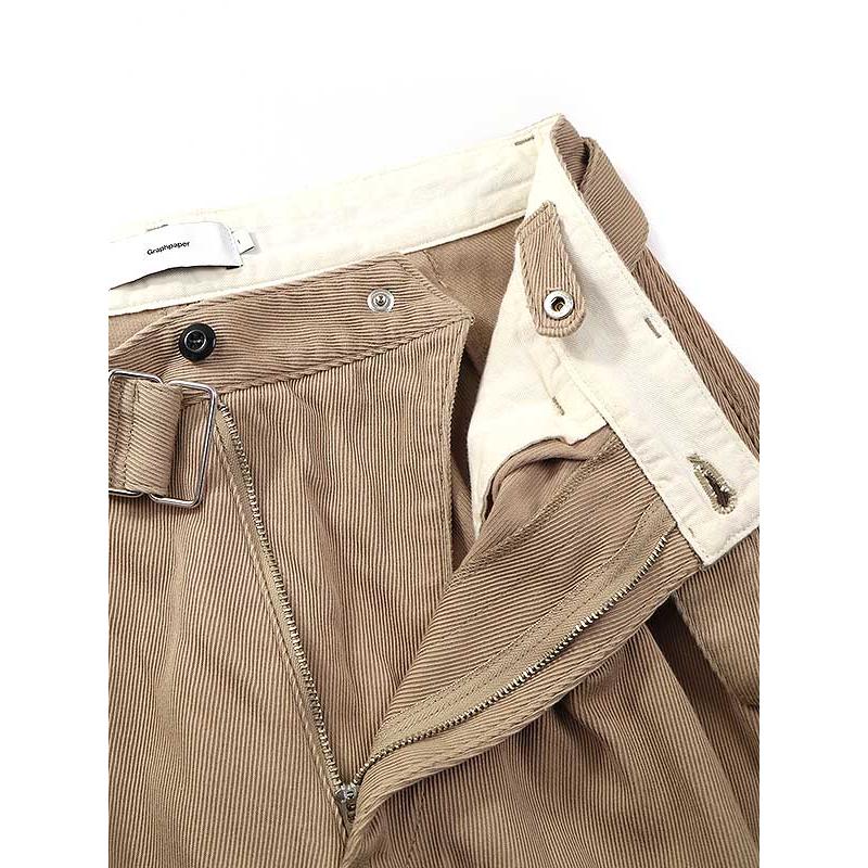 Graphpaper グラフペーパー 20AW Hard Twill Belted Pants ハード