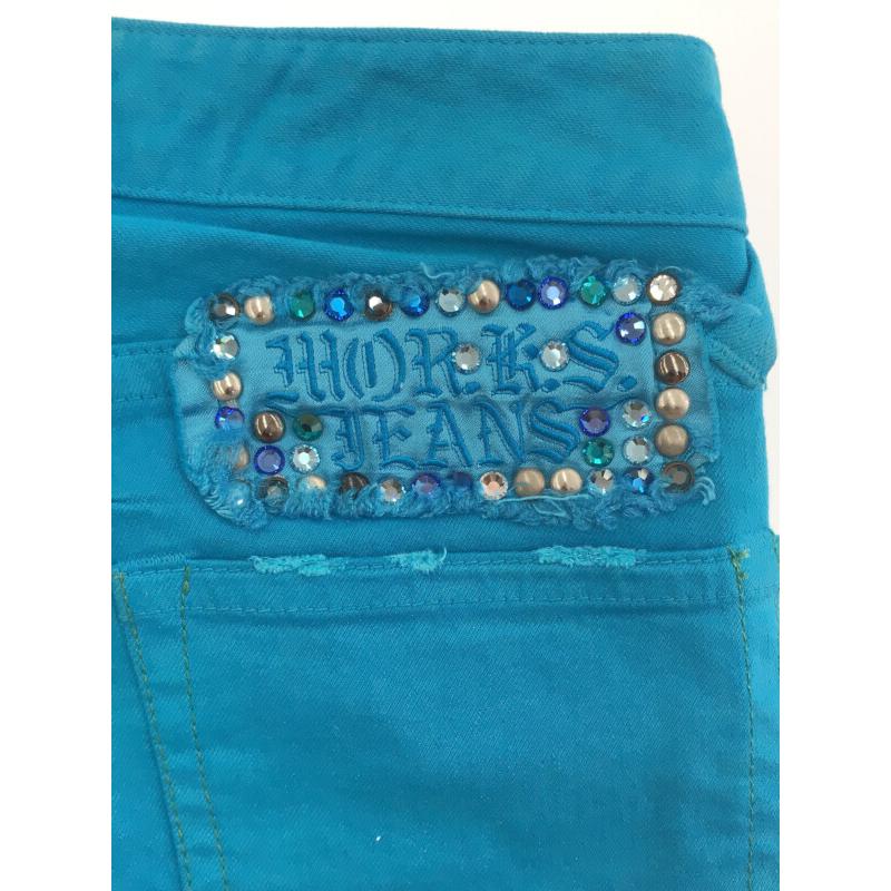 送料無料（沖縄配送） フランシストモークス ラメ カラーデニム