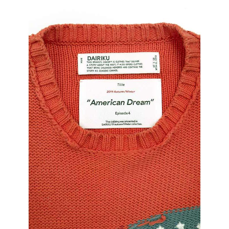 DAIRIKU 18AW America Sweater Muffler 美品 【NEW限定品