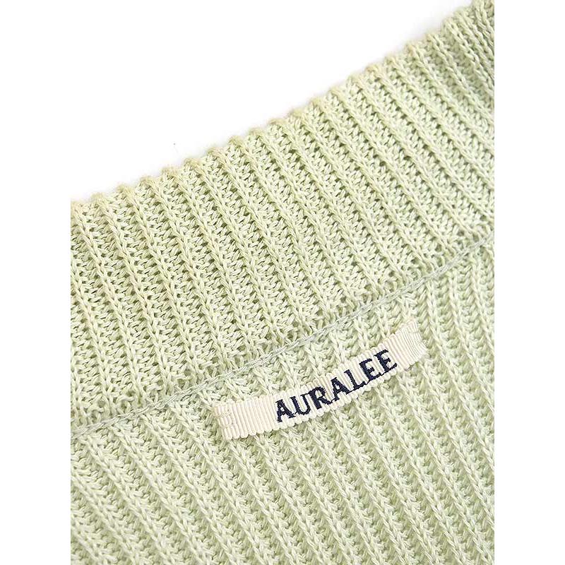 AURALEE オーラリー 21SS HEMP RIB KNIT BIG CARDIGAN ヘンプ