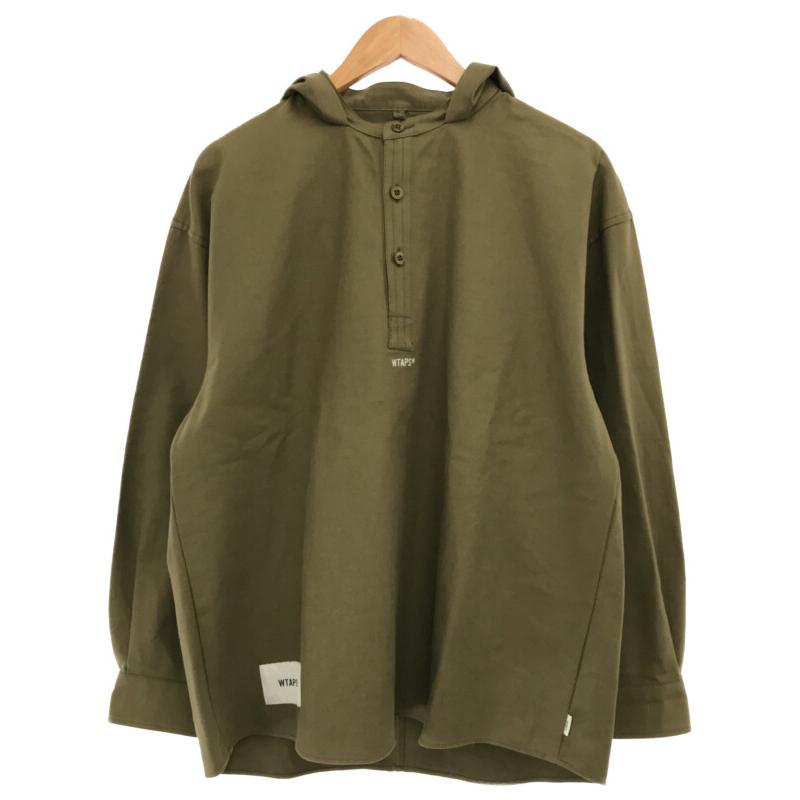 WTAPS ダブルタップス 21AW FALCONER LS COTTON SERGE フーデッドプル