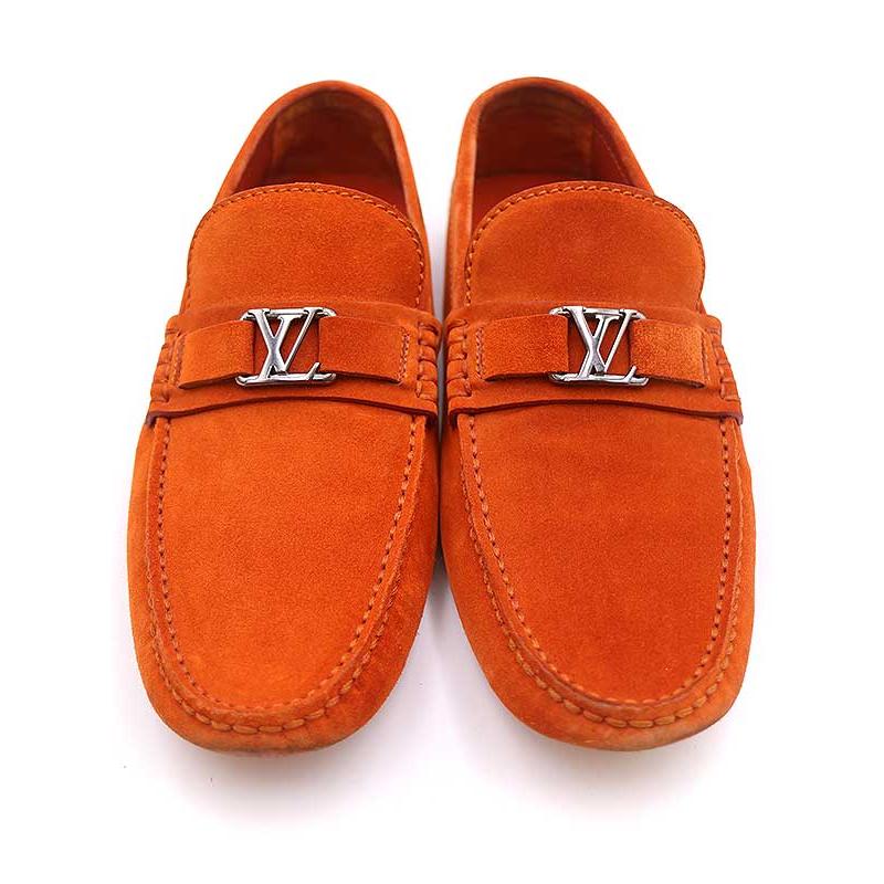 LOUIS VUITTON ルイヴィトン ホッケンハイム サイズ:8 オレンジ系