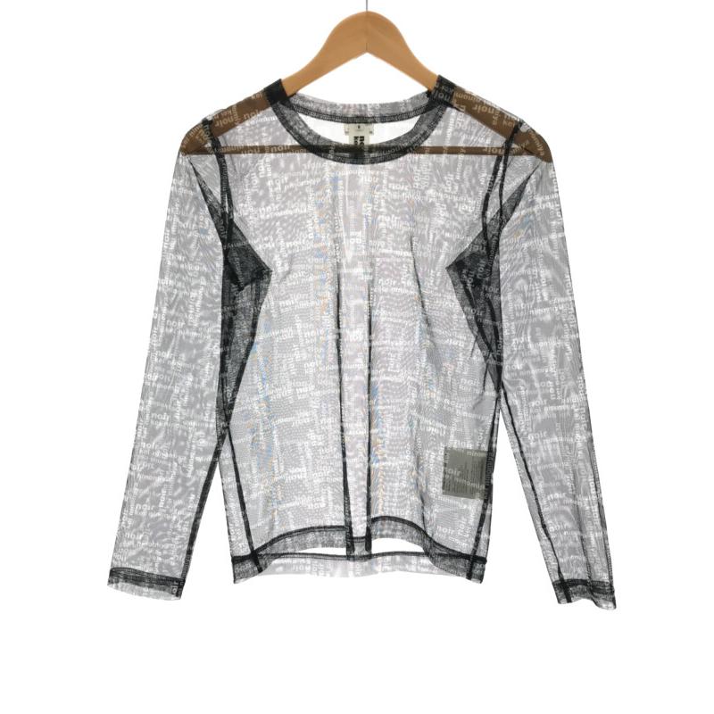 noir kei ninomiya ノワール ケイ ニノミヤ 22SS ロゴプリントチュール