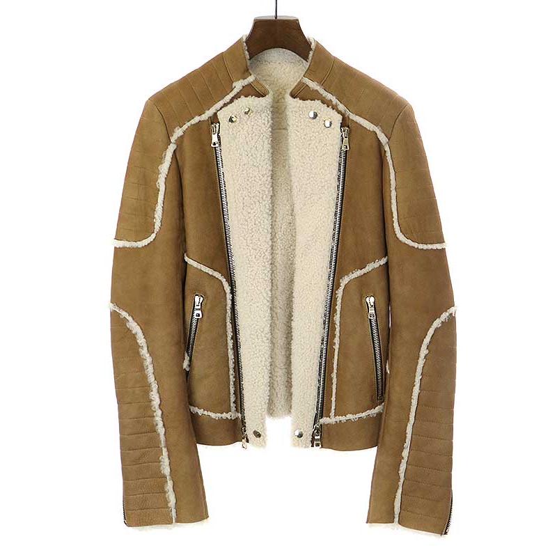BALMAIN HOMME バルマン オム 16AW シアリングムートンレザー