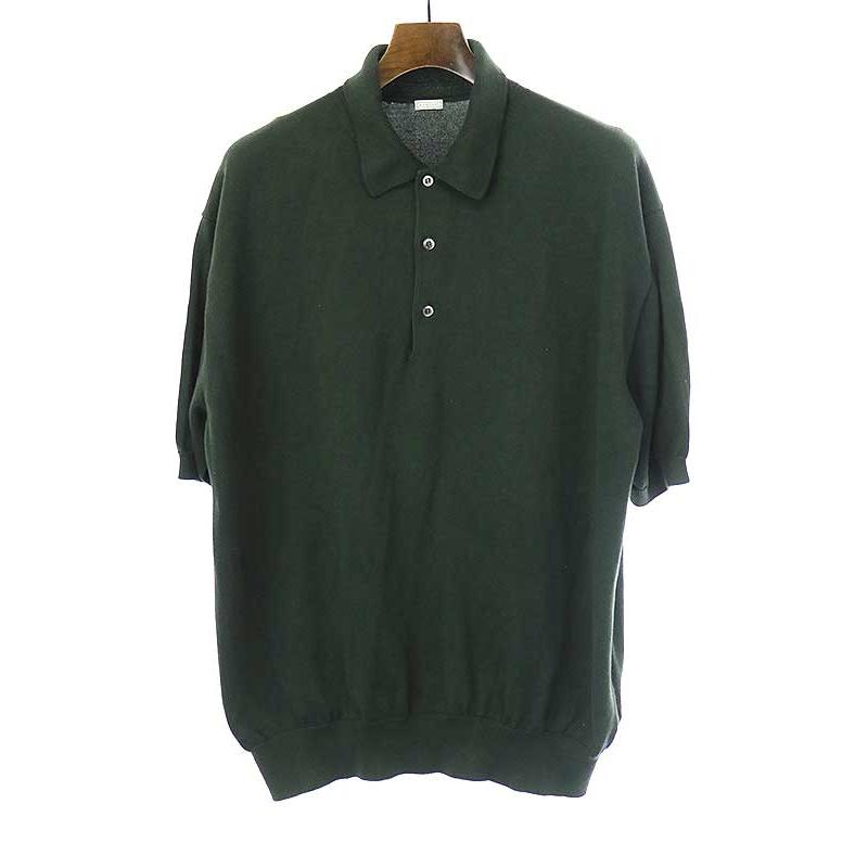 A.PRESSE ア プレッセ 22SS Cotton Knit S/S Polo Shirts ハイゲージ
