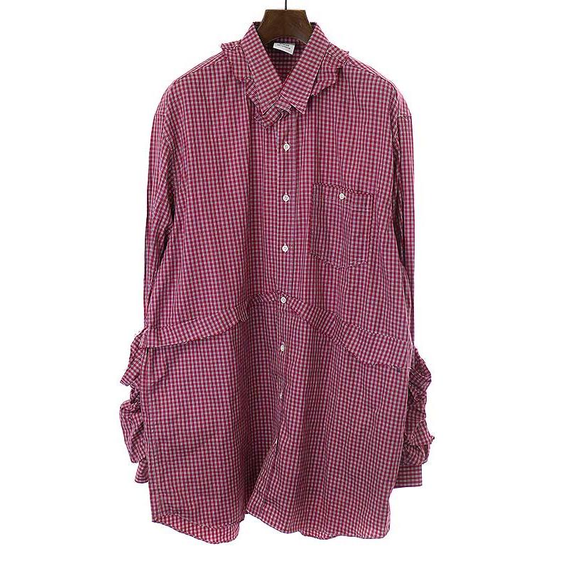 VETEMENTS ヴェトモン 18AW 再構築レイヤードオーバーサイズチェック