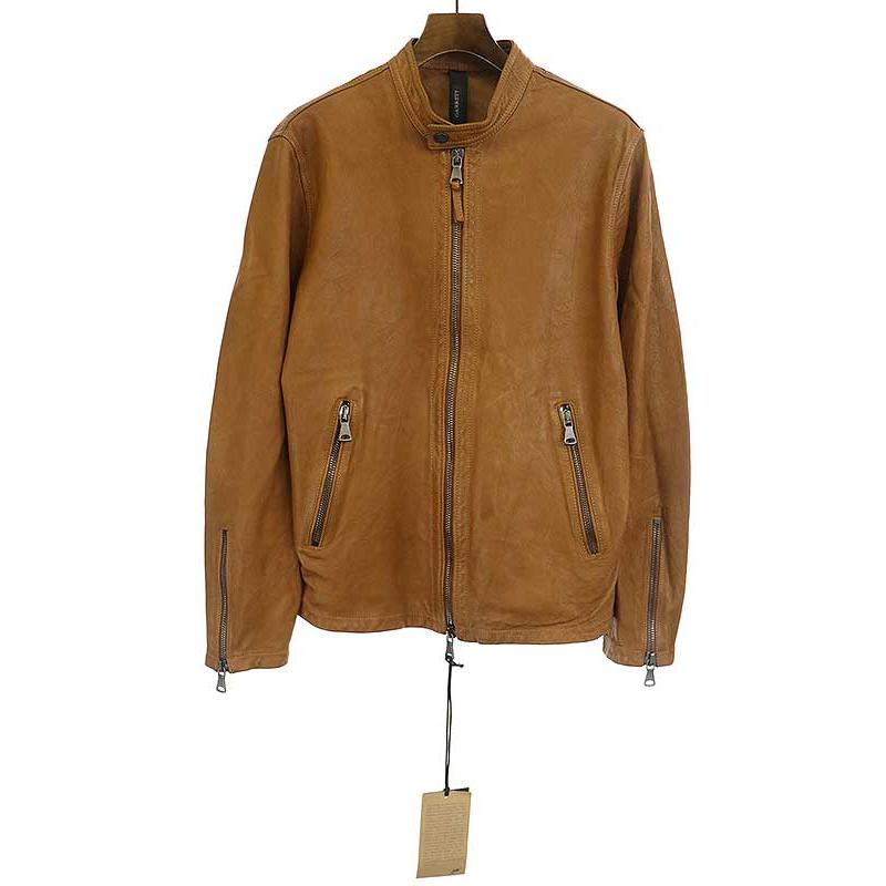 Garrett ギャレット 1637 レザーシングルライダースジャケット