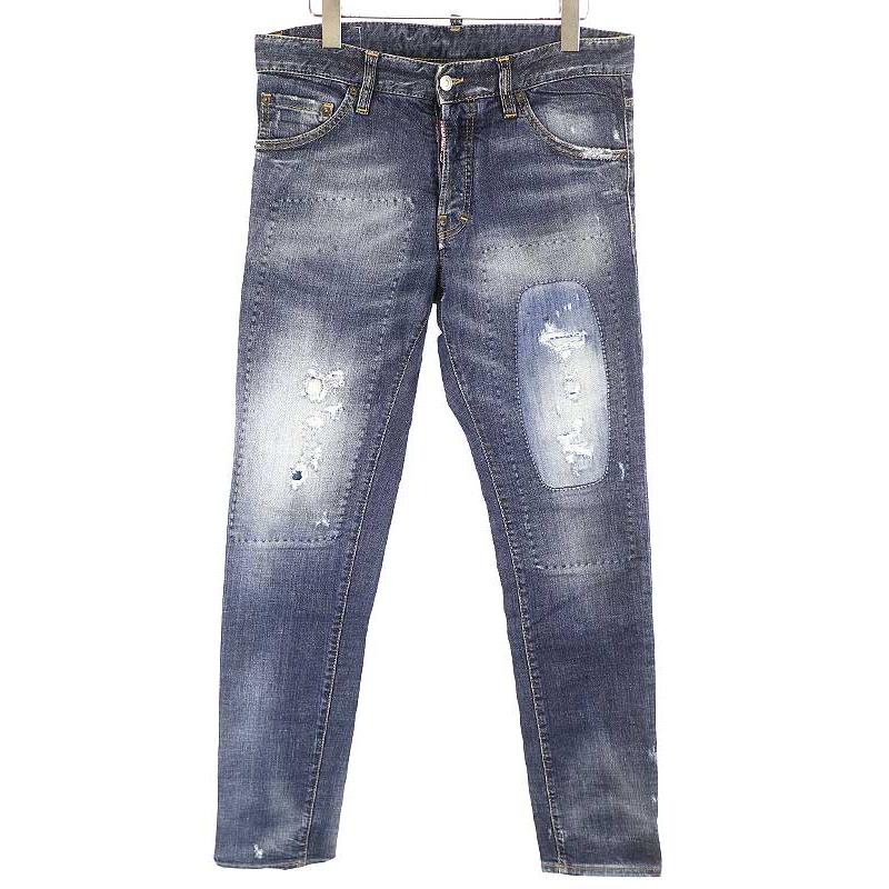 DSQUARED2 ディースクエアード 14AW COOL GUY クラッシュリペア加工