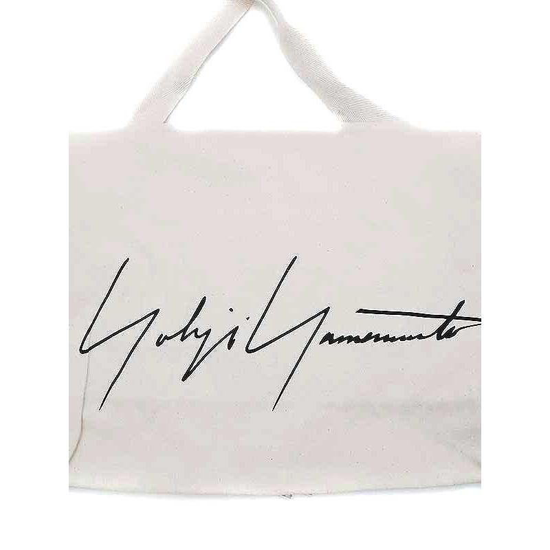 Yohji Yamamoto ヨウジヤマモト シグネチャーロゴキャンバスショルダー Yohji Yamamoto ヨウジヤマモト シグネチャーロゴキャンバスショルダー
