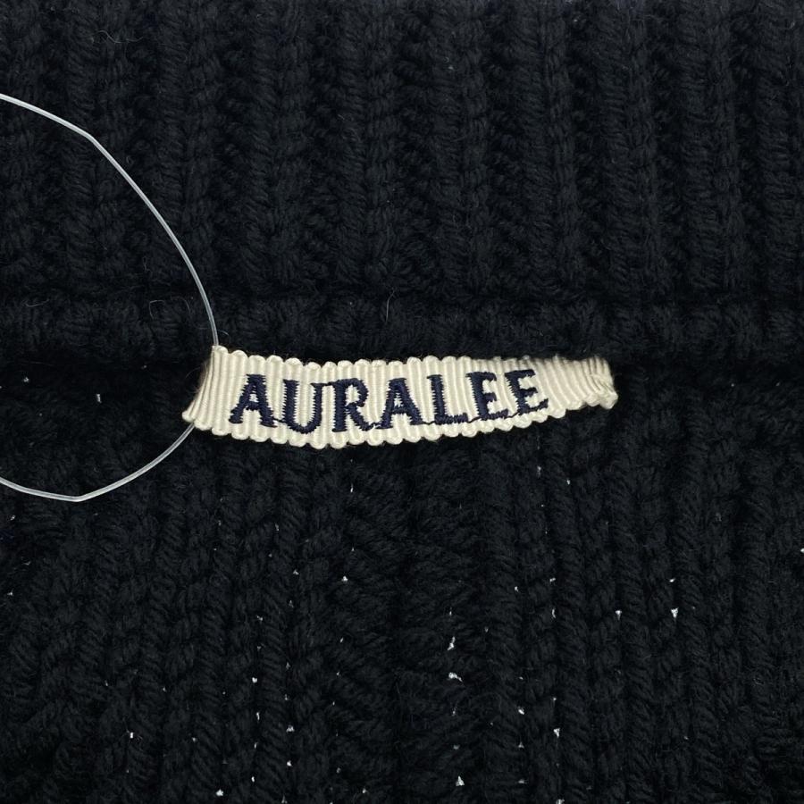 AURALEE（オーラリー） HARD TWIST MERINO ARAN KNIT P/O ハンド
