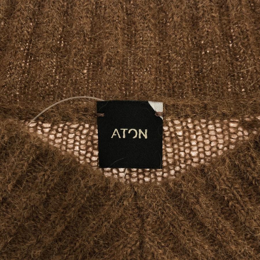 ATON エイトン ベビーアルパカ Vネックニットセーター 6970817