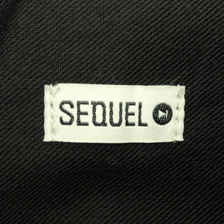 SEQUELサイドライン黒チノバンツ SEQUEL CHINO PANTS(TYPE-XF) | River