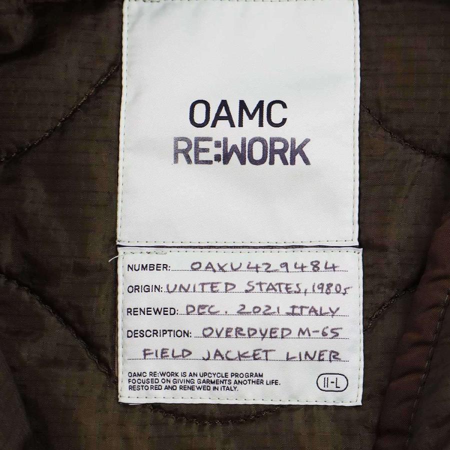 OAMC オーエーエムシー RE:WORK OVERDYED M-65 FIELD JACKET OAMC オーエーエムシー RE:WORK OVERDYED M-65 FIELD JACKET